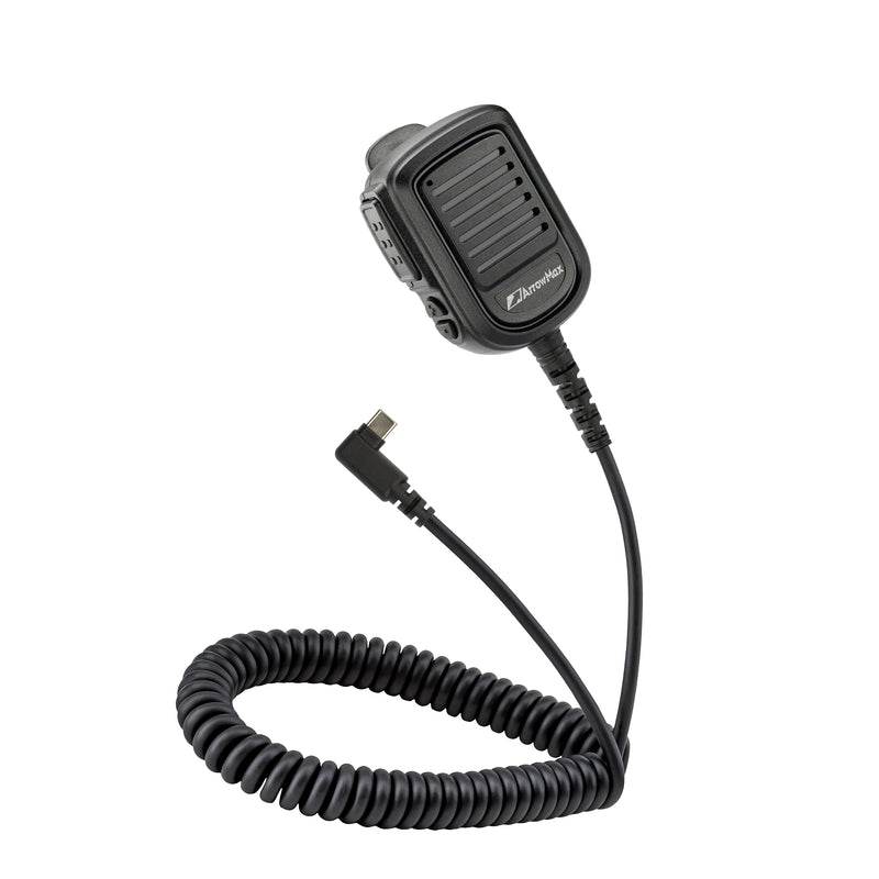 IP67 Waterproof Speaker Microphone Compatible with POC USB C Plug
