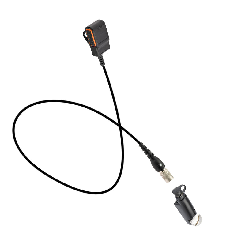 ArrowMax APT0530-35-HR6M-HA01 Lapel PTT with 3.5mm Jack Compatible with Harris XG-100 XG-100P XL-150 XL-150P XL-185 XL-185P XL-185Pi XL-185Pi XL-200 XL-200P and XL-200Pi