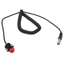 ArrowMax ARCPTT-C-HOLE-RD-XLR3F Hole Mount Steering Wheel PTT Button – Coil Cord with 3-Pin XLR
