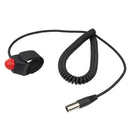 ArrowMax ARCPTT-C-VELCRO-RD-XLR3F Velcro Mount Steering Wheel PTT Button – Coil Cord with 3-Pin XLR Plug