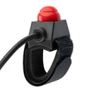 ArrowMax ARCPTT-C-VELCRO-RD-XLR3F Velcro Mount Steering Wheel PTT Button – Coil Cord with 3-Pin XLR Plug