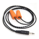 ArrowMax AREH01F-BKN-35GS Mono Noise-Reducing Foam Racing Earbuds with 1/8" Plug – Black Line