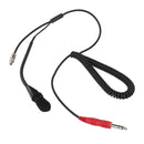 ArrowMax ARHEK01-C-NCRM Race-Ready Coil Cord Helmet Kit with Mic – 3.5mm Jack, Compatible with NASCAR-Style Communication Systems