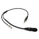 ArrowMax ARHEK01-S-IMRM 3C IMSA Wired Straight Cord Helmet Kit with Microphone and 3.5mm Jack