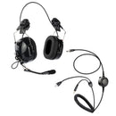 Arrowmax ASH1042-BK-K30-8PIN Dual Muff PNR Hard Hat Headset with PTT and Noise Cancelling MIC Compatible with Kenwood RJ45 8-Pin TM-261A TM-271A TM-461A TM-471A TK-80 TK-90 TK-980