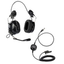 Arrowmax ASH1042-BK-M7 Dual Muff PNR Hard Hat Headset with PTT and Noise Cancelling MIC for Motorola HT-1000 MT2000 MT2100 MT6000 MTS2000 XTS2500