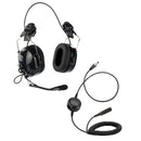 Arrowmax ASH1042-BK-S2 Dual Muff PNR Hard Hat Headset with PTT and Noise Cancelling MIC for Sepura STP8000
