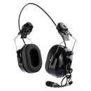 Arrowmax ASH1042-BK-S2 Dual Muff PNR Hard Hat Headset with PTT and Noise Cancelling MIC for Sepura STP8000