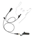 ArrowMax ASK7500C-HR6M-M17 Commercial-Grade Braided Fiber Cable Earpiece with Lapel Mic, Compatible with Motorola R7, MXP600, ION Series – Featuring Public Safety Tactical Quick Release