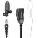 ArrowMax ASK7500C-HR6M-M17 Commercial-Grade Braided Fiber Cable Earpiece with Lapel Mic, Compatible with Motorola R7, MXP600, ION Series – Featuring Public Safety Tactical Quick Release