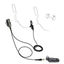 ArrowMax ASK7515C-S-HR6M-M5 6-Pin Quick Disconnect Clear Tube Style Earphone Compatible with Motorola GP328 HT750 HT1250 PRO7550 PRO7750 MTX850