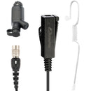 ArrowMax ASK8510C-HR6M-M17 2-Wire Kit – Commercial-Grade Braided Fiber Cable Earpiece with Lapel Mic, Compatible with Motorola MOTOTRBO R7 MXP600 ION APX N70 N50 N30 – Featuring Public Safety Tactical Quick Release