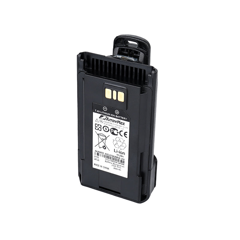 Arrowmax AVCL0134-2600-D Battery Compatible with Motorola Vertex Standard VX-450 VX-451 VX-454 VX-459 EVX-261 VX-261 VX-264 EVX-530 EVX-531 EVX-534 EVX-539