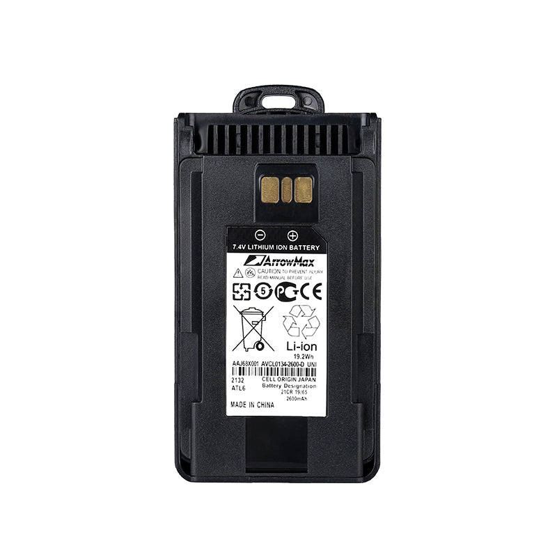 Arrowmax AVCL0134-2600-D Battery Compatible with Motorola Vertex Standard VX-450 VX-451 VX-454 VX-459 EVX-261 VX-261 VX-264 EVX-530 EVX-531 EVX-534 EVX-539