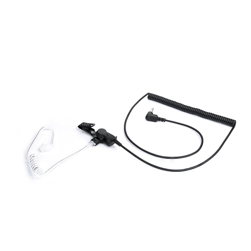 Acoustic Tube Receive Listen Only Earpiece fit Motorola Kenwood Speaker Mic for Police Security and Law Enforcement Use