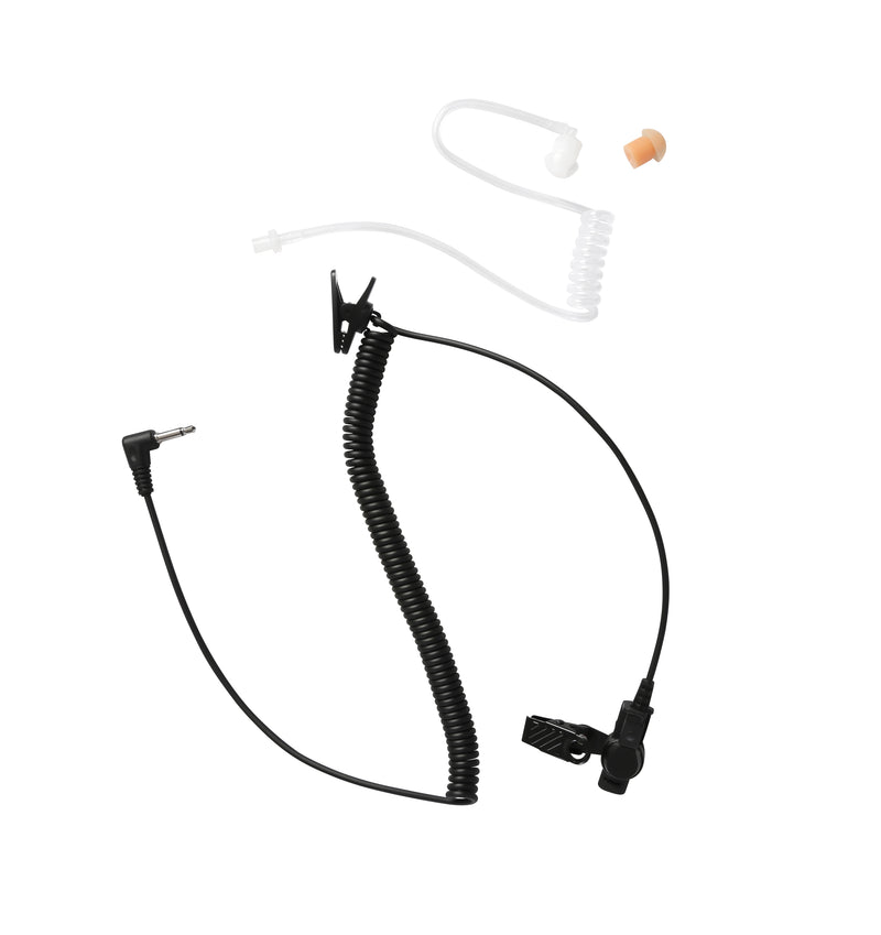 Acoustic Tube Receive Listen Only Earpiece fit Motorola Kenwood Speaker Mic for Police Security and Law Enforcement Use