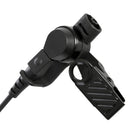 Acoustic Tube Receive Listen Only Earpiece with Extra Clear Tube Earmold fit Motorola Kenwood Speaker Mic for Police Security and Law Enforcement Use