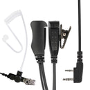 BOMMEOW BCT15-K2 Commercial-Grade Surveillance Style Earphone with Lapel PTT Microphone Compatible with BaoFeng BTECH UV-5R UV-5RA UV-5RE UV-5R3 BF-F8HP UV-82HP Kenwood 2-PIN 2 Pin Radios NX-1200 NX-1300 NX-3220 NX-3320 NX-3420 TH-D72A TH-D74A TH-K20A