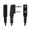 BOMMEOW BCT15-K2 Commercial-Grade Surveillance Style Earphone with Lapel PTT Microphone Compatible with BaoFeng BTECH UV-5R UV-5RA UV-5RE UV-5R3 BF-F8HP UV-82HP Kenwood 2-PIN 2 Pin Radios NX-1200 NX-1300 NX-3220 NX-3320 NX-3420 TH-D72A TH-D74A TH-K20A