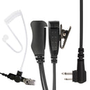BOMMEOW BCT15-M1 Commercial-Grade Surveillance Style Earphone with Lapel PTT Microphone Compatible with Motorola CP200D CP100D R2 DEP450 BPR40D CP200 CP185 BPR40 Yaesu FT-65 FT-25 FT-4X/V