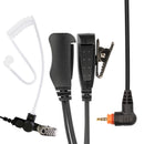 BOMMEOW BCT15-M12 Commercial-Grade Surveillance Style Earphone with Lapel PTT Microphone Compatible with Motorola Two-Way Radios SL7550e SL7580 SL300 SL3500e SL4000 SL8550e SL1K TLK100 DLR110 Curve