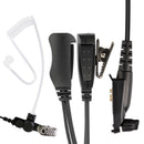 BOMMEOW BCT15-M3 Commercial-Grade Surveillance Style Earphone with Lapel PTT Microphone Compatible with Rocky Talkie Expedition Radio Motorola M5 Plug GP328 Plus PRO5150 Elite