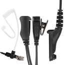 BOMMEOW BCT15-M9 Commercial-Grade Surveillance Style Earphone with Lapel PTT Microphone Compatible with Motorola APX7000 XPR7350