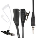 BOMMEOW BCT15-Y2 Commercial-Grade Surveillance Style Earphone with Lapel PTT Microphone Compatible with Vertex EVX-S24 VX-270R