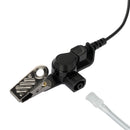 BOMMEOW BCT15-Y2 Commercial-Grade Surveillance Style Earphone with Lapel PTT Microphone Compatible with Vertex EVX-S24 VX-270R