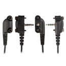 BOMMEOW BCT15-Y3 Commercial-Grade Surveillance Style Earphone with Lapel PTT Microphone Compatible with Vertex EVX-261 VX-132