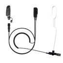 Bommeow BCT16-S-HR6M-M5 QD Police Lapel Mic Headset Earpiece Compatible with Motorola GP328 HT750 HT1250 PRO7550 PRO7750 MTX850
