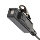 BOMMEOW BCT22-AX 2-Wire Surveillance Acoustic Tube Earpiece with PTT Mic compatible with Motorola Radio R5 XPR 3300e XPR3500 XPR3300 XPR3300e XPR3500e XPR3300 XPR3500