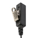 BOMMEOW BCT22-AX 2-Wire Surveillance Acoustic Tube Earpiece with PTT Mic compatible with Motorola Radio R5 XPR 3300e XPR3500 XPR3300 XPR3300e XPR3500e XPR3300 XPR3500