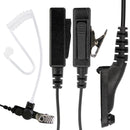 BOMMEOW BCT22-M9 2-Wire Surveillance Acoustic Tube Earpiece with PTT Mic compatible with Motorola APX7000 XPR7350