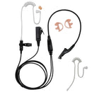 BOMMEOW BCT22PROCTM-M9 2-Wire Clear Coil Surveillance Kit with Extra Clear Tube Earmold for Motorola APX4000 XPR7350E XPR7380E XPR7550E XPR7580E