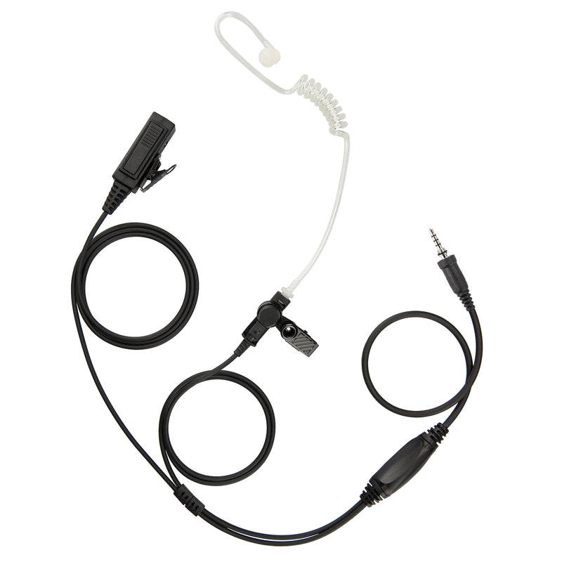 BOMMEOW BCT22-Y2 2-Wire Clear Coil Surveillance Kit for Motorola Vertex Standard VX-6R VX-7E VX-6E VX-7R