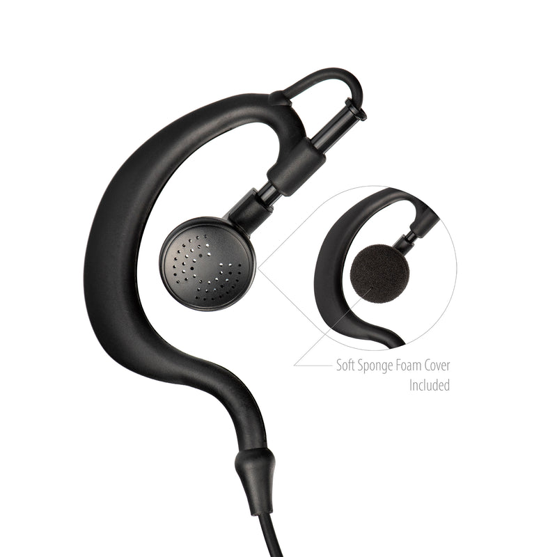 BOMMEOW BGS15-AX G-Shape Earhanger for Motorola XPR3300 XPR3500