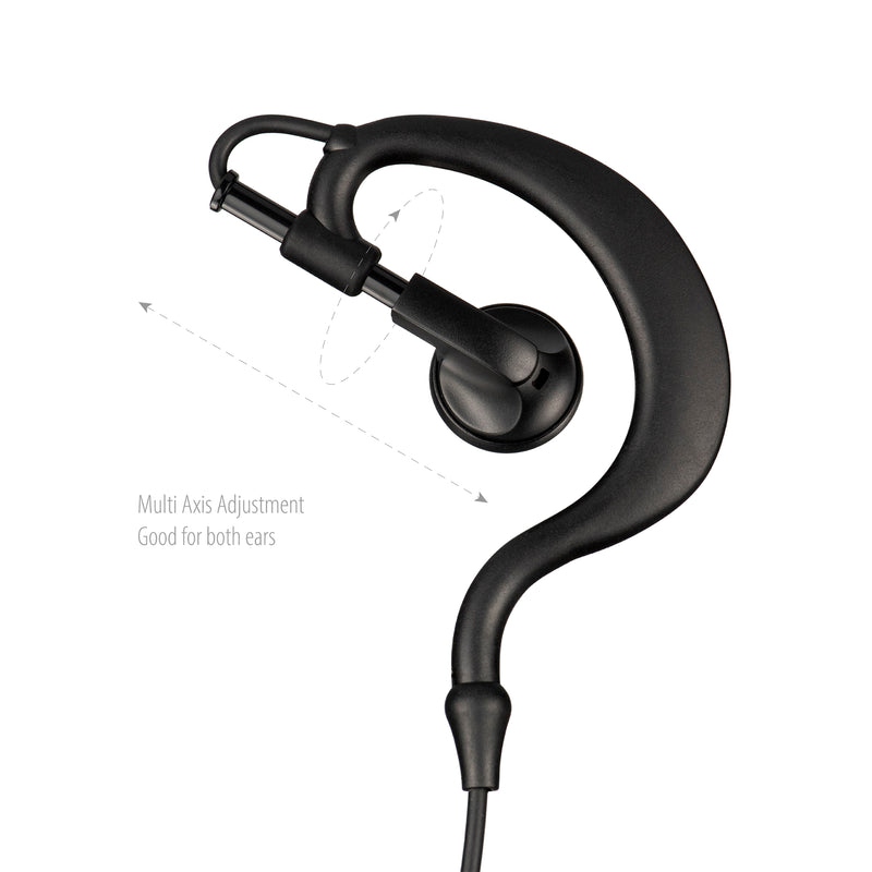 BOMMEOW BGS15-M1A G-Shape Earhanger for Motorola EP450 P140