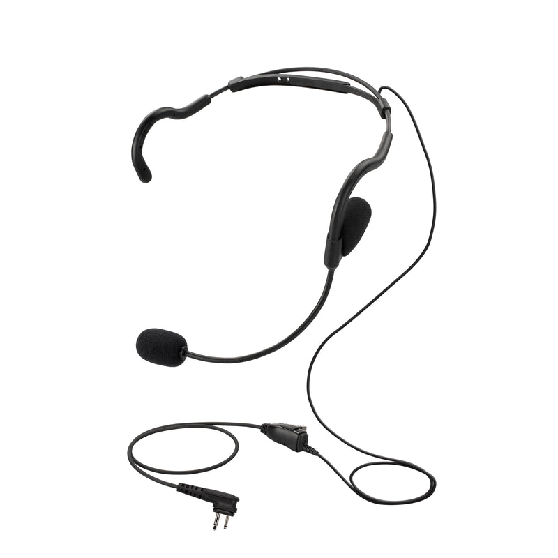 BOMMEOW BHDH01-M1A Ultra Light Single Ear Muff Headset for Motorola EP450 P140