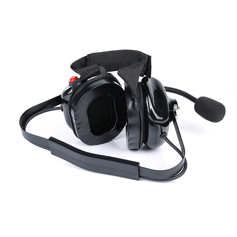 Bommeow BHDH40-BK-M9 Noise Isolation Headphone with Boom Mic Compatible with Motorola XPR7350 XPR7380 XPR7550 APX900 APX1000 APX2000 APX3000 APX4000