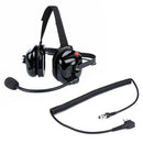 Bommeow BHDH40-BK-M1 Noise Isolation Headphone with Boom Mic Compatible with Motorola CP200D CP100D R2 DEP450 BPR40D CP200 CP185 BPR40 Yaesu FT-65 FT-25 FT-4X/V (Copy)