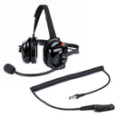 Bommeow BHDH40-BK-M17 Noise Isolation Headphone with Boom Mic Compatible with Motorola R7 MXP600 and ION Series