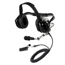 Bommeow BHDH50-BK-HR6M-PTT-HA01 Racing Crew Headset 23dB NRR Noise Reduction 5-Pin Modular System Compatible with Harris XG-100 XG-100P XL-150 XL-150P XL-185 XL-185P XL-185Pi XL-185Pi XL-200 XL-200P and XL-200Pi