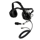 Bommeow BHDH50-BK-K2 Racing Crew Headset 23dB NRR Noise Reduction 5-Pin Modular System Compatible with BaoFeng BTECH UV-5R UV-5RA UV-5RE UV-5R3 BF-F8HP UV-82HP Kenwood 2-PIN 2 Pin Radios NX-1200 NX-1300 NX-P1200 NX-P1300 NX-3220