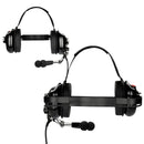 Bommeow BHDH50-BK-K2 Racing Crew Headset 23dB NRR Noise Reduction 5-Pin Modular System Compatible with BaoFeng BTECH UV-5R UV-5RA UV-5RE UV-5R3 BF-F8HP UV-82HP Kenwood 2-PIN 2 Pin Radios NX-1200 NX-1300 NX-P1200 NX-P1300 NX-3220