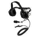 Bommeow BHDH50-BK-M9 Racing Crew Headset 23dB NRR Noise Reduction 5-Pin Modular System Compatible with Motorola XPR7350 XPR7380 XPR7550 APX900 APX1000 APX2000 APX3000 APX4000