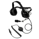 Bommeow BHDH50PTT-BK-K3 Noise Isolating Headset Compatible with Kenwood NX-3200 NX-5200