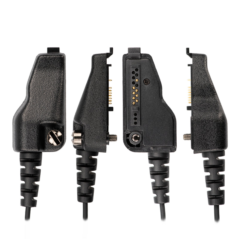 Bommeow BHDH50PTT-BK-K3 Noise Isolating Headset Compatible with Kenwood NX-3200 NX-5200