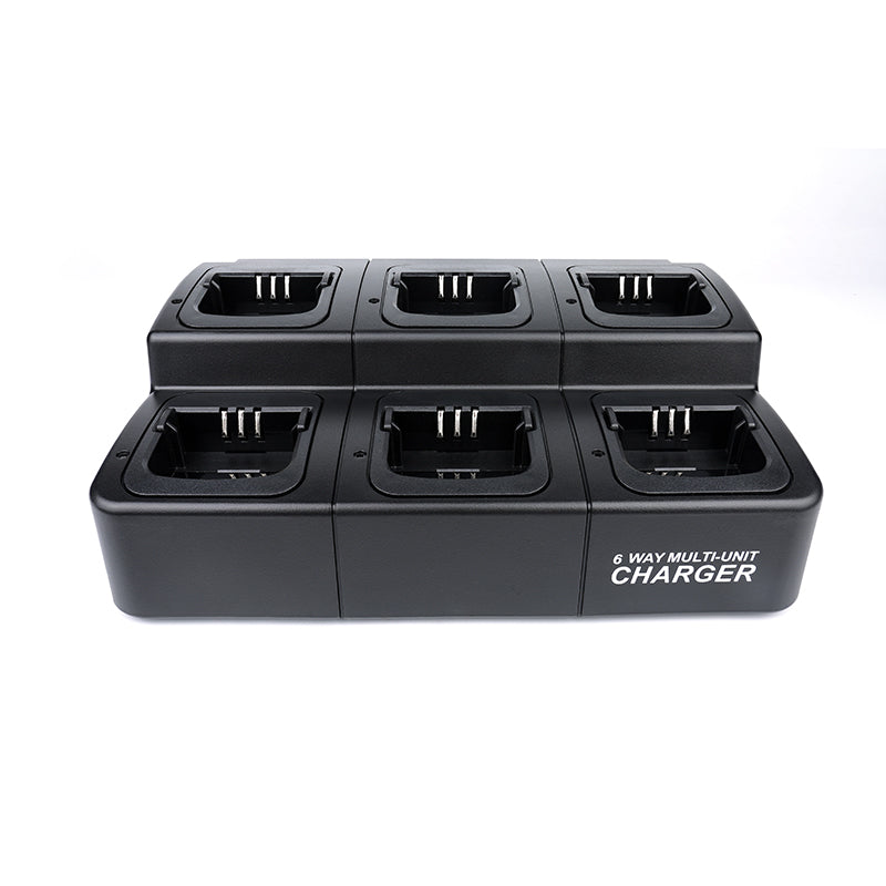 Bommeow BM6R4138-120-V4 6 Unit Bank Charger Compatible with Motorola CP200 CP200D EP450 PR400