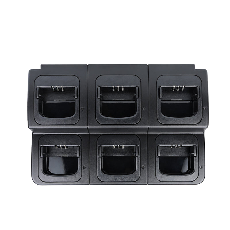 Bommeow BM6R4138-120-V4 6 Unit Bank Charger Compatible with Motorola CP200 CP200D EP450 PR400